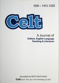 Celt : A journal of Culture, English Language Teaching and Literature; July 2017