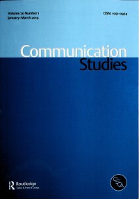 Image of Communication Studies, January-March 2019