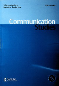 Image of Communication Studies, September - October  2019