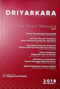 Image of Driyarkara Jurnal Filsafat Tahun XXXIV No.1 2018