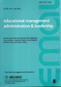 Image of Educational management administration & leadership (Juli 2021)