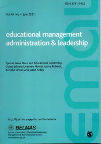 Educational management administration & leadership (Juli 2021)