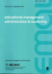 Educational management administration & leadership (September 2021)