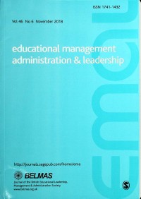 Image of Educational Management Administration & Leadership, November 2018