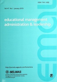 Image of Educational Management Administration & Leadership, Januari 2019