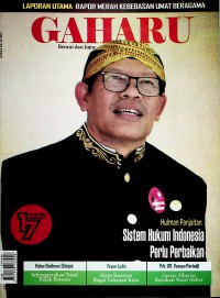 Gaharu: Berani dan Jujur, Desember 2019