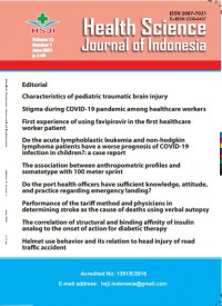 Image of Health Science Journal of Indonesia, June 2021