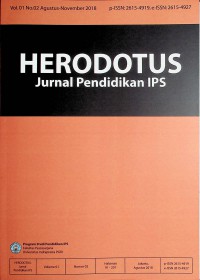 HERODOTUS (Jurnal Pendidikan IPS), Agustus - November 2018