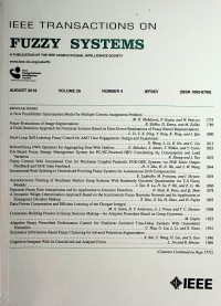 Image of IEEE Transactions On Fuzzy Systems, August 2018