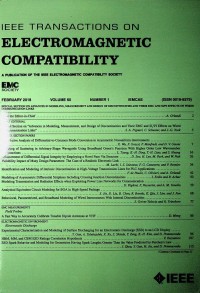 Image of IEEE Transactions on Electromagnetic Compatibility, February 2018