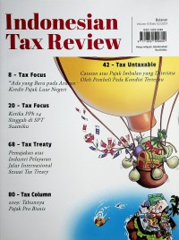 Image of Indonesia Tax Review Vol.XI Edisi 02 2019