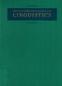 Image of International Encyclopedia of Linguistics