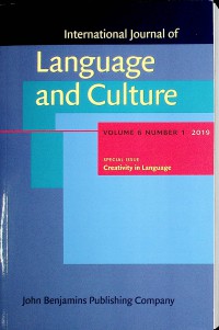 International Journal of Language and Culture Volume 6 Number 1 2019