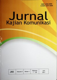 Jurnal Kajian Komunikasi Juni 2017