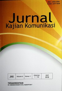Image of Jurnal Kajian Komunikasi Juni 2018
