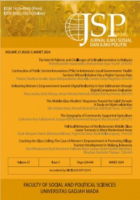 Image of Jurnal Ilmu Sosial dan Politik ( Maret 2024 )