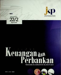 Image of Jurnal Keuangan dan Perbankan April 2018