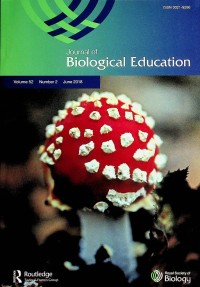 Image of Journal of Biological Education, June 2018