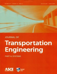 Image of Journal Of Transportation Engineering, October 2017