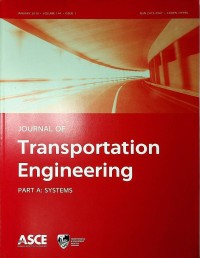 Image of Journal of Transportation Engineering, January 2018