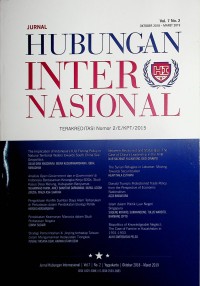 Image of Jurnal Hubungan Internasional Oktober 2018 - Maret 2019