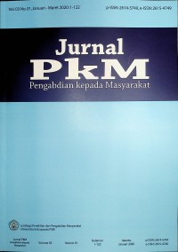 Image of Jurnal PkM : Pengabdian kepada Masyarakat Januari - Maret 2020
