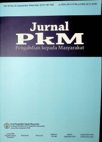 Image of Jurnal PkM : Pengabdian kepada Masyarakat September - Desember 2019