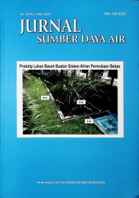 Image of Jurnal Sumber Daya Air, Mei 2018