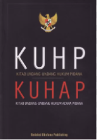 Image of KUHP kitab undang-undang hukum pidana, KUHAP kitab undang-undang hukum acara pidana
