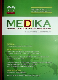 Medika : Jurnal Kedokteran Indonesia (Oktober - Desember 2019)