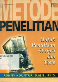 Image of Metode Penelitian untuk Penulisan Skripsi dan Tesis