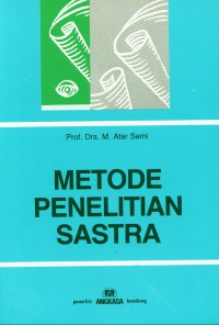 Metode penelitian sastra