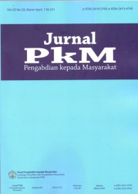 Image of Jurnal PKM:Pengabdian Kepada Masyarakat Maret-April 2022