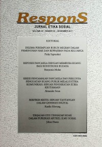 Image of Respons (Jurnal Etika Sosial), Desember 2017