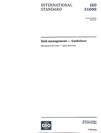 Image of ISO 31000 : Risk Management - Guidelines