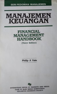 Image of [Financial Management Handbook. Bahasa Indonesia] Seri Pedoman Manajemen Keuangan