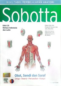 Image of Sobotta Atlas Anatom: Buku Tabel Pembelajaran untuk Otot, Sendi, dan Saraf, Edisi 25
