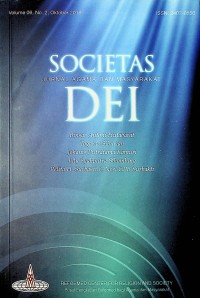 Image of SOCIETAS DEI : Jurnal Agama dan Masyarakat Oktober 2019