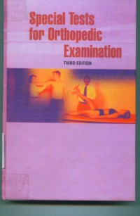 Image of Special tests for orthopedic examination