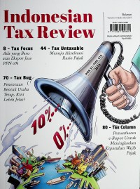Image of Indonesia Tax Review Vol. XI Edisi 06 2019