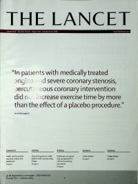 Image of The Lancet, 6-12 January 2018