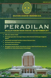 Image of Majalah Varia Peradilan, September 2017