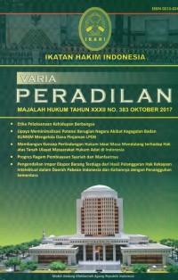 Image of Majalah Varia Peradilan, Oktober 2017