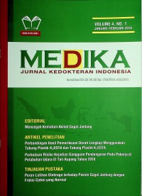 Image of Medika : Jurnal Kedokteran Indonesia (Januari - Februari 2018)