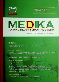 Image of Medika : Jurnal Kedokteran Indonesia (Januari - Maret 2019)