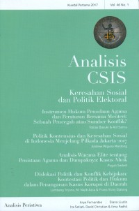 Image of Analisis CSIS Kuartal Pertama 2017