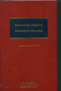 Image of Commercial litigation:Pre-emptive remedies