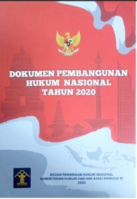 Image of Dokumen Pembangunan Hukum Nasional Tahun 2020