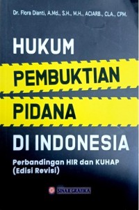 Image of Hukum Pembuktian Pidana di Indonesia