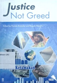 Image of Justice Not Greed